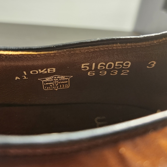 Vintage Weyenberg Massagic Cap-Toe Leather Dress Shoes 10.5B - Picture 8 of 9